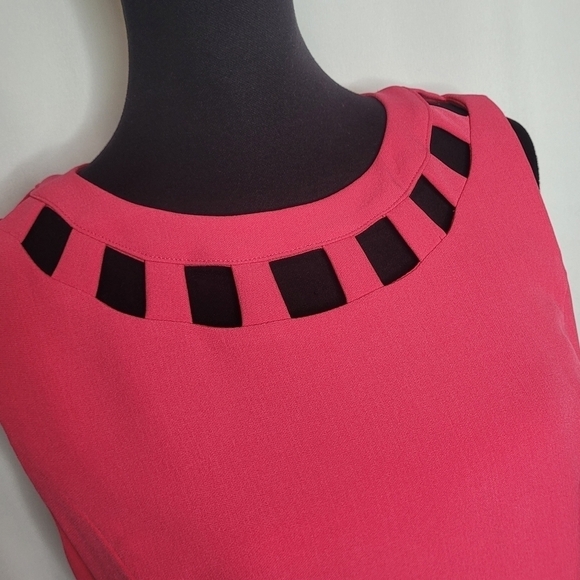 Eliza J Pink Sheath Dress - Size 12 - Picture 6 of 13